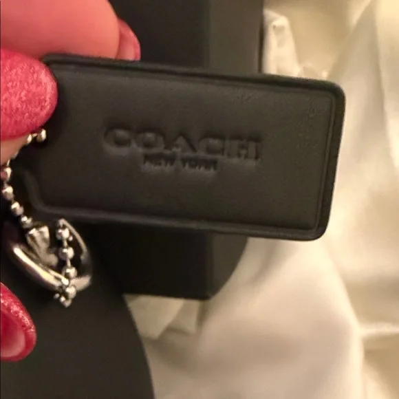 🖤🩶Coach NWT Black /Silver Jonie Crossbody Bag with Silver Hardware - Picture 7 of 7